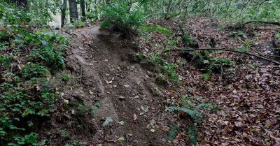 Niebezpieczny wypadek na prowizorycznym torze w lesie. Ranny 15-letni rowerzysta